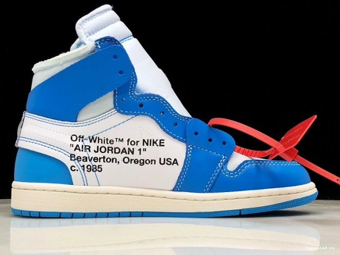 AQ0818-148 Powder Air UNC 1 Jordan Blue Off-White 0810